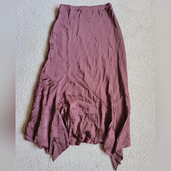 NWOT Free People‎ You're An Angel Satin Half Slip Midi Skirt. Size XS. - Picture 2 of 8